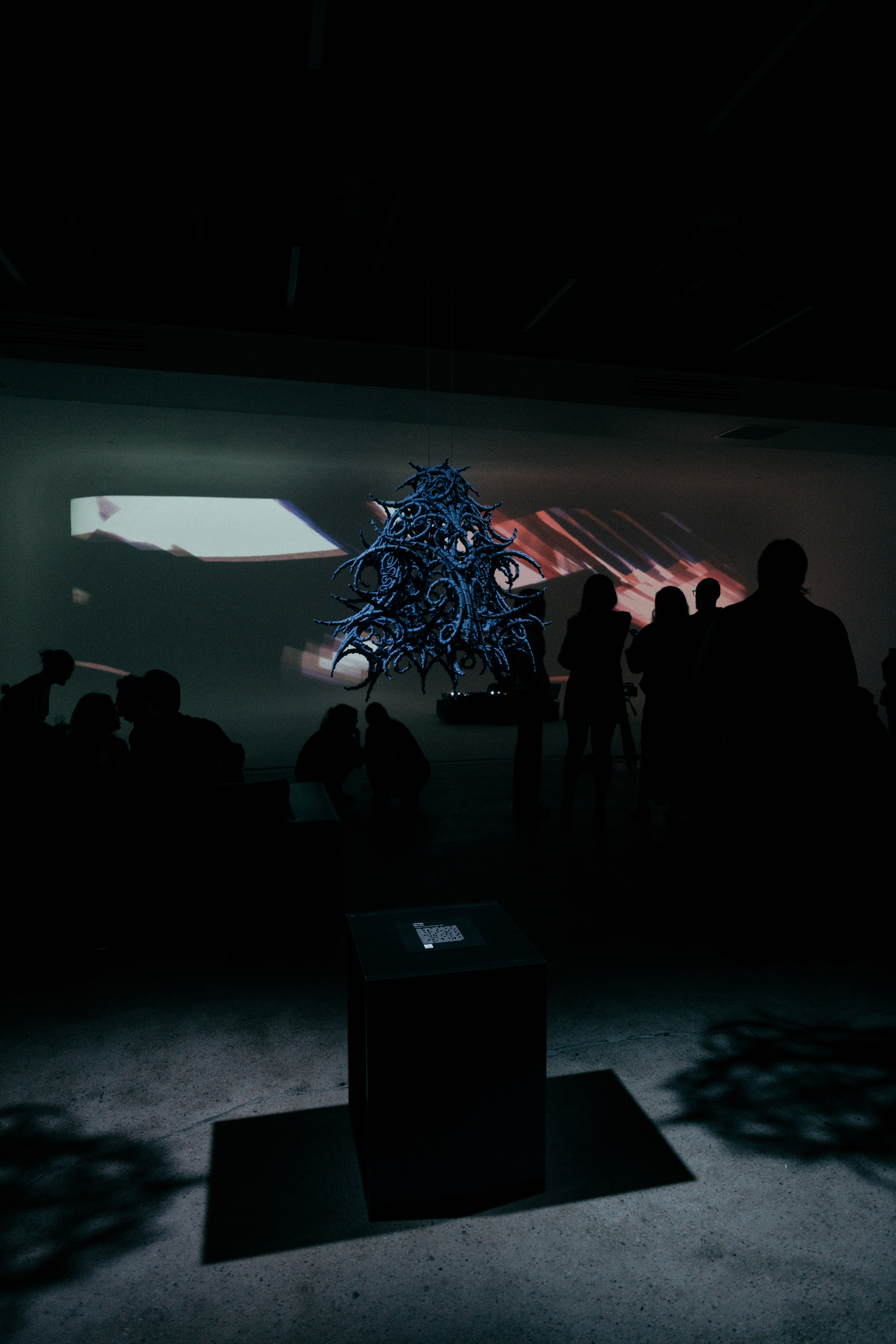 Moni — installation view with Made Open () Now Infinite